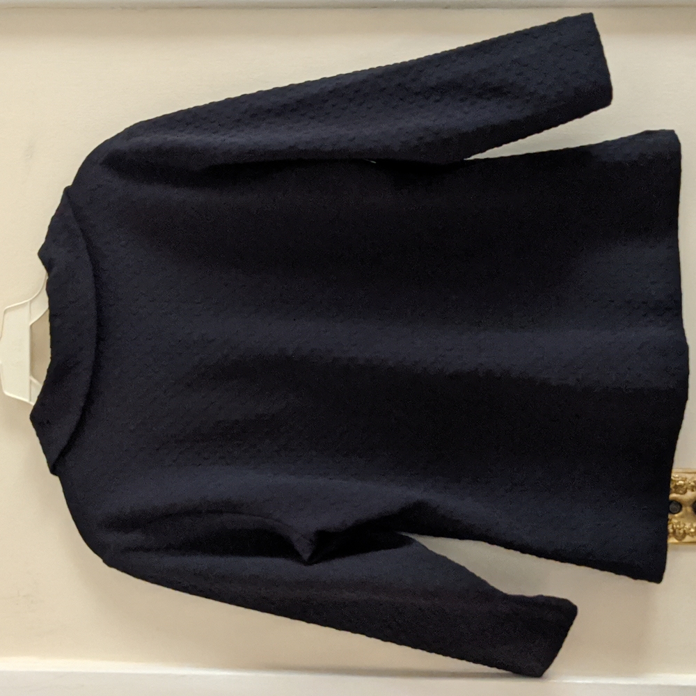 Andria Lieu Button Front Top Jacket Size Medium - image 5